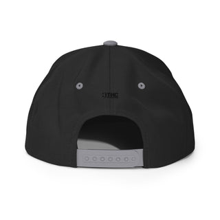 The Happy Channel® BiGGiE LOVE Black/Silver Snapback Hat - Back View