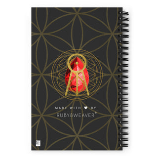 RUBY8WEAVER® Bast Sun Life - Spiral Notebook