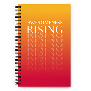 The Happy Channel® Awesomeness Rising - Spiral Notebook