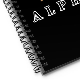 Wire bound detail for the Already Regis® ALPHA Spiral Notebook