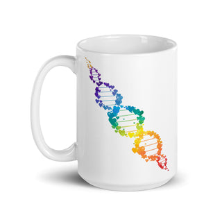 RUBY8WEAVER® - Love is in Our DNA - 15oz White Mug