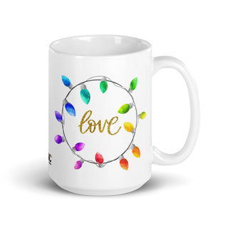 The Happy Channel® SHINE LOVE - 15oz White Mug